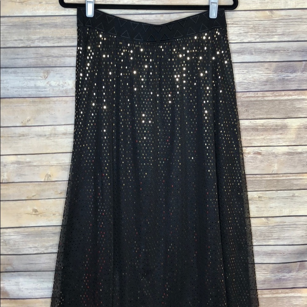 LuLaRoe Lucy Maxi Skirt L